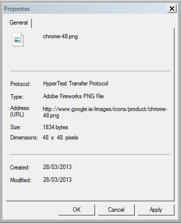 image size popup