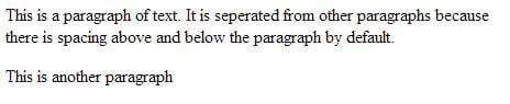 HTML Paragraph
