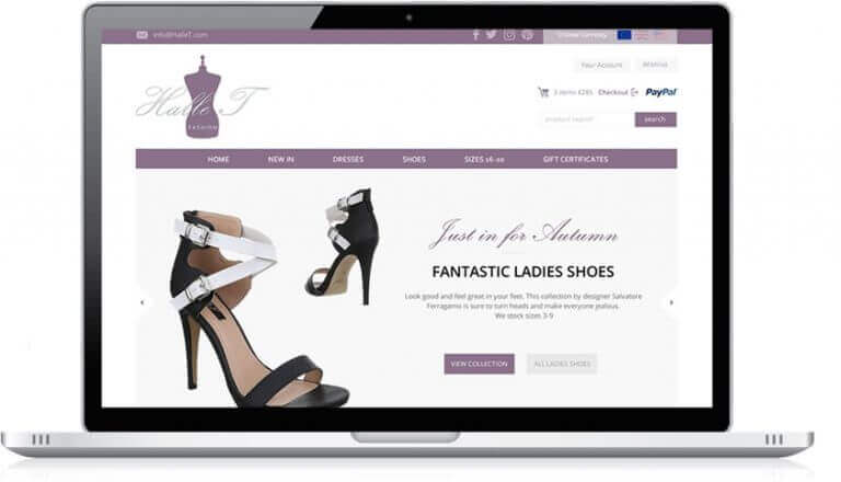 Halle T Fashion - Ecommerce Website