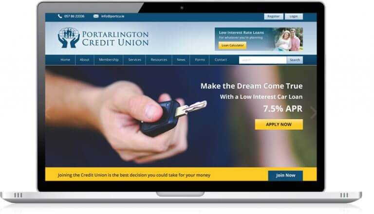 Portarlington Credit Union Website